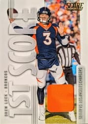 2020 Score First Score Drew Lock #FS-DL card