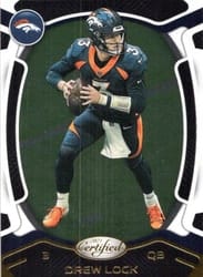 2021 Panini Certified Base Set Drew Lock #40 card