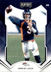 2021 Panini Playoff Base Set Drew Lock #75 card