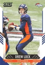 2021 Score Base Set Drew Lock #215 card