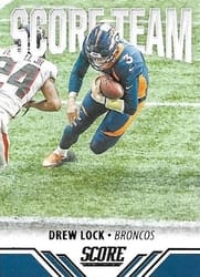 2021 Score Score Team Drew Lock #ST11 card