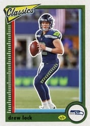 2022 Panini Classics Base Set Drew Lock #21 card