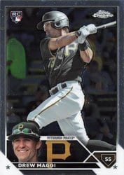 2023 Topps Chrome Update Base Set Drew Maggi #USC41 card