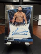2026 Topps Chrome WWE Blue Brand Autographs Drew McIntyre #BBA-DRE card