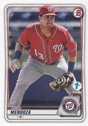 2020 Bowman 1st Edition Base Set Drew Mendoza #BFE-71 card