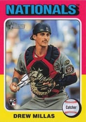 2024 Topps Heritage Base Set Drew Millas #613 card