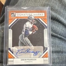 2022 Donruss Signature Marks Drew Pearson #SM-DRP card