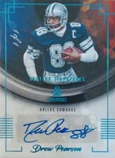 2022 Panini Luminance Shutter Signatures Drew Pearson #SHU-DRP card