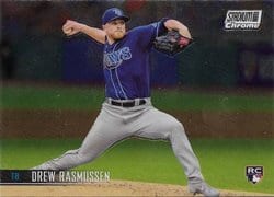 2021 Stadium Club Chrome Base Set Drew Rasmussen #139 card
