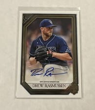 2021 Topps Gallery Rookie Autographs Drew Rasmussen #RA-DR card