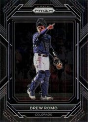 2023 Panini Prizm Base Set Drew Romo #149 card