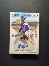2024 Panini Boys of Summer America's Best Signatures Drew Romo #AME-DR card