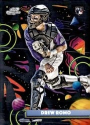 2025 Topps Cosmic Chrome Base Set Drew Romo #17 card