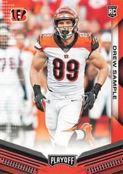 2019 Panini Playoff Base Set Drew Sample #262 card