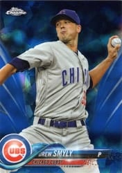2018 Topps Chrome Sapphire Edition Base Set Drew Smyly #699 card