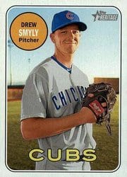 2018 Topps Heritage Base Set Drew Smyly #455 card