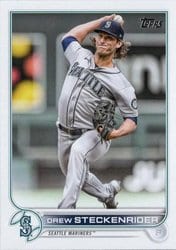 2022 Topps Update Base Set Drew Steckenrider #US205 card