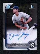 2022 Bowman Draft Chrome Autographs Drew Thorpe #CDA-DT card