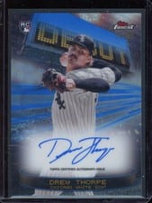 2025 Finest Debut Autographs Drew Thorpe #DAV-DT card