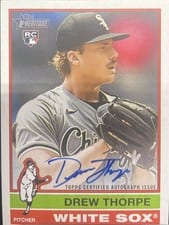 2025 Topps Heritage Real One Autographs Drew Thorpe #ROA-DT card