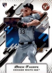 2025 Topps Pristine Base Set Drew Thorpe #1 card