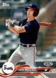 2018 Topps Pro Debut Base Set Drew Waters #63 card