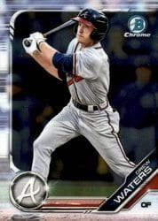 2019 Bowman Chrome Prospects Drew Waters #BCP-126 card
