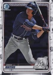 2020 Bowman Chrome Prospects Drew Waters #BCP-2 card
