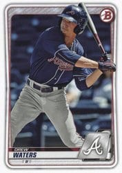 2020 Bowman Prospects Drew Waters #BP-2 card