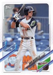 2021 Topps Pro Debut Base Set Drew Waters #PD-39 card
