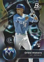 2023 Bowman Platinum Base Set Drew Waters #24 card