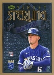2023 Finest Flashbacks Base Set Drew Waters #37 card