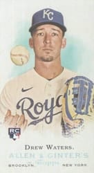 2023 Topps Allen & Ginter Mini Rookie Design Variations Drew Waters #RDV-8 card