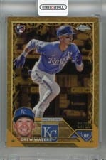 2023 Topps Gilded Collection Base Set Drew Waters #87 card