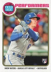 2023 Topps Heritage New Age Performers Drew Waters #NA-18 card