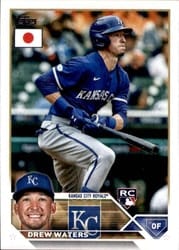 2023 Topps Japan Edition Base Set Drew Waters #180 card