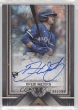 2023 Topps Museum Collection Archival Autographs Drew Waters #AA-DW card