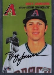 2023 Topps Chrome Platinum Anniversary Base Set Drey Jameson #119 card