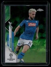 2019 Topps Chrome UEFA Champions League Sapphire Dries Mertens #24 card