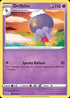 Astral Radiance Drifblim #64 card