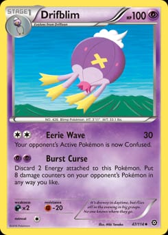 Steam Siege Drifblim #47 card