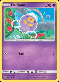 Unified Minds Drifloon #80 card
