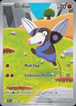 Black Bolt Drilbur #124 card