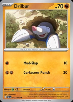 Black Bolt Drilbur #45 card
