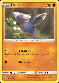 Cosmic Eclipse Drilbur #114 card