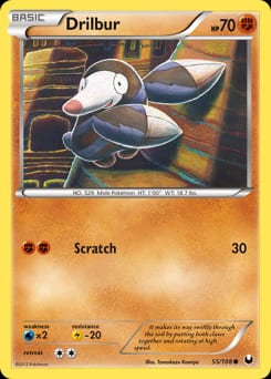 Dark Explorers Drilbur #55 card