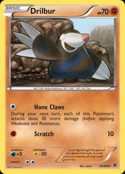 2011 Emerging Powers Drilbur #54 card