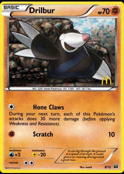 McDonald's Collection 2012 Drilbur #8 card
