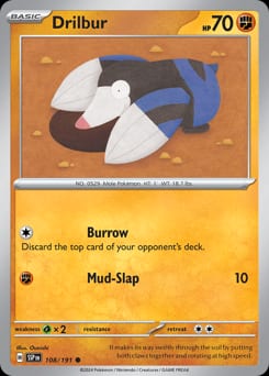Surging Sparks Drilbur #108 card