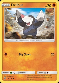Unified Minds Drilbur #118 card